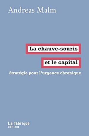 La chauve-souris et le capital ; stratégie pour l'urgence chronique by Étienne Dobenesque, Andreas Malm