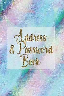 Address & Password Book: Holographic design, 6"x9", 80 pages, dot grid notes included, glossy by Art by Terri