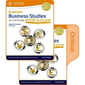 Essential Business Studies for Cambridge Igcse & O Level: Print & Online Student Book Pack by Jane King, Robert Dransfield