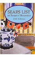Sears List of Subject Headings by Joseph Miller