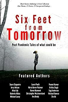 Six Feet from Tomorrow: Post Pandemic Tales of What Could Be. by Ava Brody, Maria Palamar, Laura Paulk, Puneet Kumar, Attai Lily, Kritika Singh, Raven Diamond, Michael Lacey, Jerry Nelson, Christopher Westmoreland, Sagi Andersen, Rabeeta Abbas, Soare Stapanire, Michael Danese