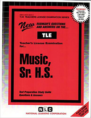 Music, Sr. H.S.: Passbooks Study Guide by National Learning Corporation