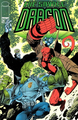 Savage Dragon #34 by Erik Larsen