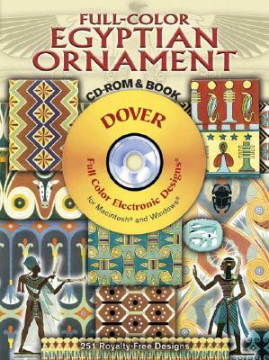 Full-Color Egyptian Ornament CD-ROM and Book by Dover Publications Inc