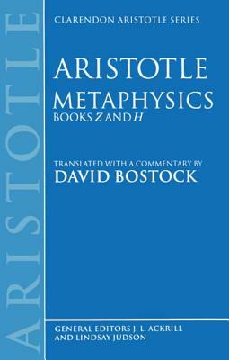 Metaphysics: Books Z and H by 