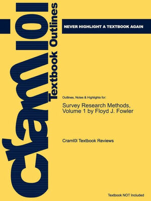 Survey Research Methods by Floyd J. Fowler Jr.