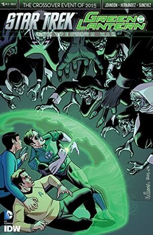 Star Trek/Green Lantern #5 by Dave Williams, Mike Johnson, Ángel Hernández