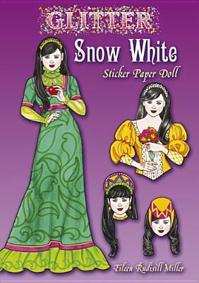 Glitter Snow White Sticker Paper Doll by Eileen Rudisill Miller