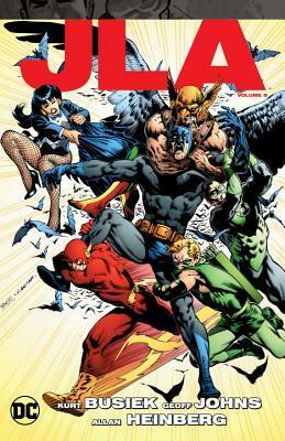 JLA: The Deluxe Edition, Vol. 9 by Ron Garney, Allan Heinberg, Tom Derenick, Geoff Johns, Kurt Busiek, Chris Batista