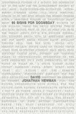 60 Signs for Doomsday by David Jonathan Newman