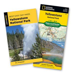 Best Easy Day Hiking Guide and Trail Map Bundle: Yellowstone National Park [With Map] by Bill Schneider