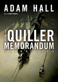 The Quiller Memorandum by Adam Hall