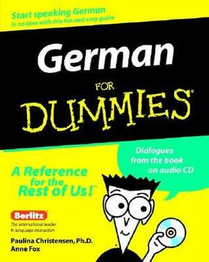 German for Dummies With CD by Anne Fox, Paulina Christensen