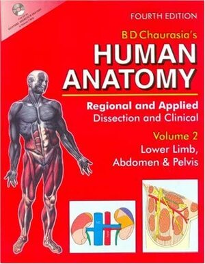 Human Anatomy: Regional & Applied (Dissection & Clinical) 4e (In 3 Vols.) Vol. 2: Lower Limb, Abdomen & Pelvis With Cd by B.D. Chaurasia