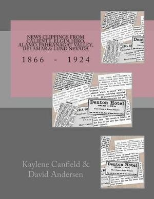 News Clippings from Caliente, Elgin, Hiko, Alamo, Pahranagat Valley, Delamar & Lund, Nevada: 1866 - 1924 by David Andersen, Kaylene Canfield