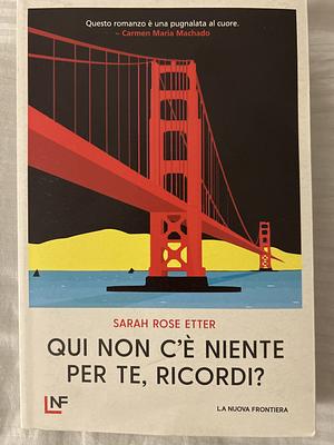 Qui non c'è niente per te, ricordi? by Sarah Rose Etter