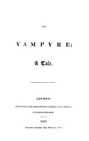 The Vampyre by John Polidori