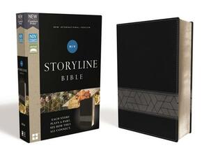 Niv, Storyline Bible, Leathersoft, Black, Comfort Print: Each Story Plays a Part. See How They All Connect. by The Zondervan Corporation