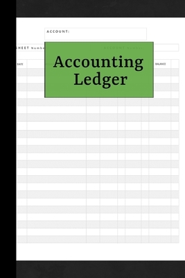 Accounting Ledger: Expense Tracker Small Business Accounting Book Bookkeeping Budgeting Portable Size Traditional by E. Smith