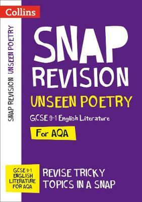 Unseen Poetry: AQA GCSE 9-1 English Literature by Collins GCSE