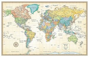 Rand McNally Classic World Wall Map by Rand McNally and Company