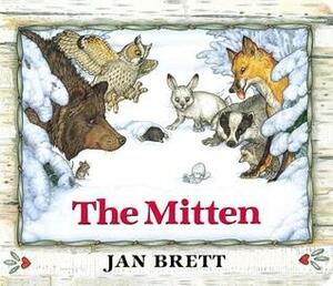 The Mitten: Oversized Board Book by Jan Brett