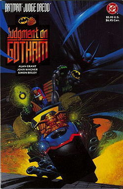 Batman/Judge Dredd: Judgment on Gotham by Simon Bisley, John Wagner, Alan Grant