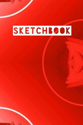 Sketchbook: Abstract Circle Rings Red Design by Frasier Cheng-Binns