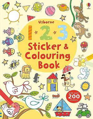 123 Colouring and Sticker Book by Jessica Greenwell