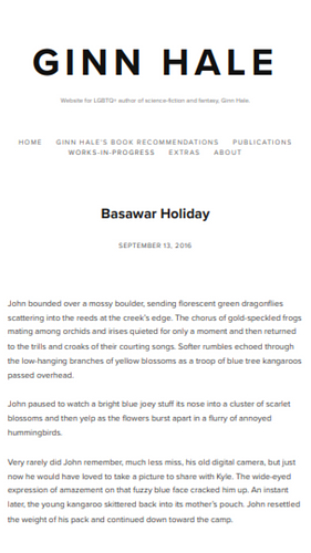 Basawar Holiday by Ginn Hale