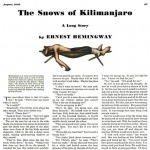 Schnee Auf Dem Kilimandscharo. 6 Stories by Ernest Hemingway