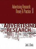 Advertising Research: Theory and Practice by Joel Davis