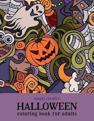 Simply Creative Halloween Coloring Book for Adults by Lynne Dempsey