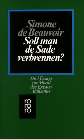 Soll man de Sade verbrennen. by Simone de Beauvoir