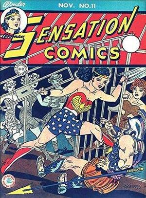 Sensation Comics (1942-1952) #11 by William Moulton Marston, Bill Finger, Maxwell Gaines, Evelyn Gaines, Charles Reizenstein