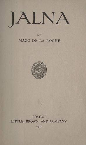 Jalna by Mazo de la Roche