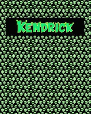 120 Page Handwriting Practice Book with Green Alien Cover Kendrick: Primary Grades Handwriting Book by Sheldon Franks