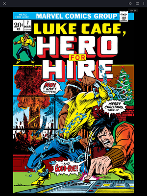 Luke Cage, Hero for Hire #7 by Steve Englehart