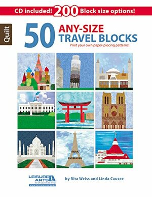 50 Any Size Travel Quilt Blocks + CD by Rita Weiss