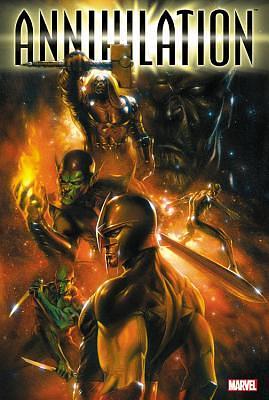 Annihilation Omnibus by Jorge Lucas, Dan Abnett, Scott Kolins, Renato Arlem, Simon Furman, Keith Giffen, Mike McKone, Andy Lanning, Gabriele Dell'Otto, Gregory Titus, Javier Grillo-Marxuach, Giuseppe Camuncoli, Andrea Di Vito, Kev Walker