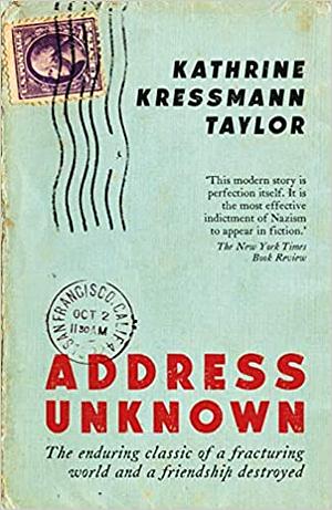 Address Unknown by Kathrine Kressmann Taylor