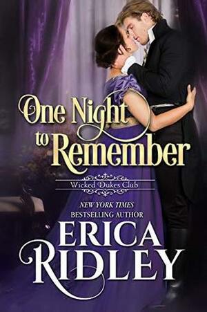 One Night to Remember by Erica Ridley