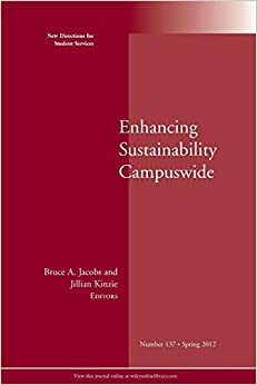 Enhancing Sustainability Campuswide: New Directions for Student Services, Number 137 by Student Services, Jillian Kinzie, Bruce A. Jacobs