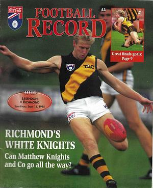 1995 Semi-Final Footy Record Essendon vs. Richmond by 