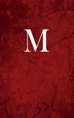 M: Personal Monogram Cover Diary, 5x8", 124 Pages by Deluxe Tomes
