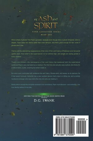 Of Ash and Spirit: Of Ash and Spirit Trilogy Book One by D.G. Swank