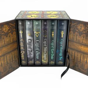 Annotated The Mortal Instruments Box Set of 6 | LitJoy Special Edition Hardcover | City of Bones, City of Ashes, City of Glass, City of Fallen Angels, City of Lost Souls, City of Heavenly Fire by Cassandra Clare, Cassandra Clare