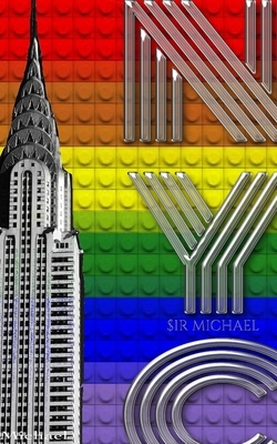Rainbow Pride Iconic Chrysler Building New York City Sir Michael Huhn Artist Drawing Journal by Michael Huhn, Michael Huhn