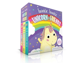 The Twinkle, Twinkle, Unicorn & Friends Collection: Twinkle, Twinkle, Unicorn; Twinkle, Twinkle, Fairy Friend; Twinkle, Twinkle, Mermaid Blue by Jeffrey Burton
