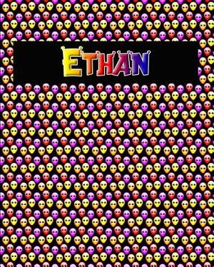120 Page Handwriting Practice Book with Colorful Alien Cover Ethan: Primary Grades Handwriting Book by Sheldon Franks